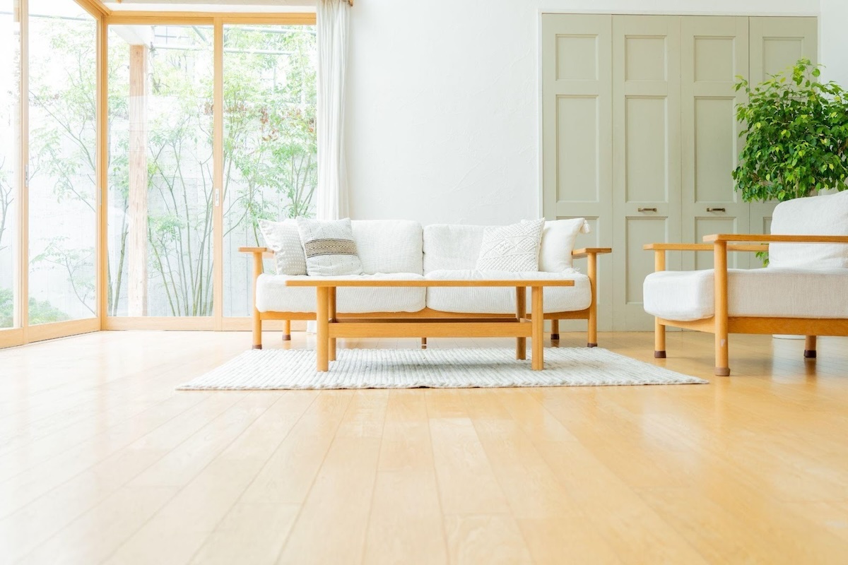 断捨離したリビング